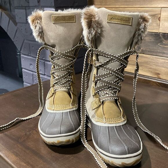 Eddie Bauer Women's Hunt Pac Deluxe Boot Size 8.5 New - Picture 1 of 11